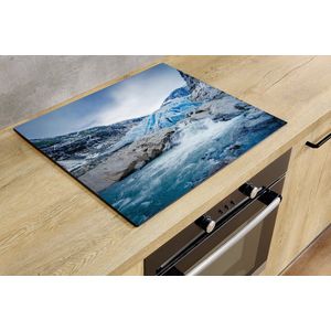 Inductiebeschermer - Briksdal Gletsjer - 58.3x51.3 cm - Inductiebeschermer - Inductie Afdekplaat Kookplaat - Inductie Mat - Anti-Slip - Keuken Decoratie - Keuken Accessoires