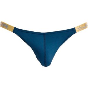 JOR Eros Thong Petrol - MAAT S - Heren Ondergoed - String voor Man - Mannen Thong