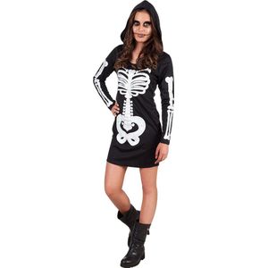 Boland - Kostuum Twinkle twiggy (14-16 jr) - Volwassenen - Skelet - Halloween verkleedkleding - Skelet