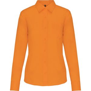 Kariban Overhemd in onderhoudsvriendelijk polykatoen-popeline dames K549 - orange - XXL