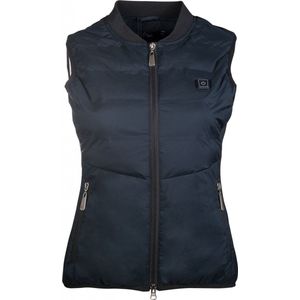 Bodywarmer Comfort met verwarming donkerblauw maat XXS met powerbank (5.000 mAh)