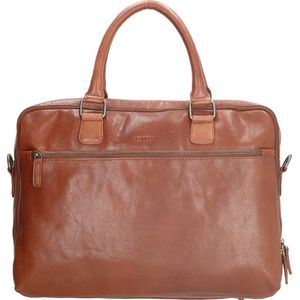 Old West Waco - Leren laptoptas 15,6 inch - Bruin