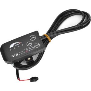 Nieuwe Elektronische Fiets 24v-36v-48v 810 LED-display voor Ebike met Kabelbedieningspaneel .