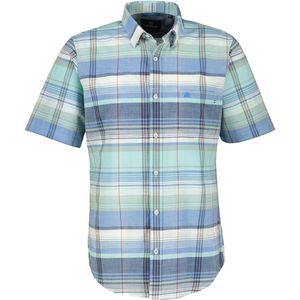 Lerros Overhemd Zomershirt Met Grote Ruit 2462436 410 Mannen Maat - XL