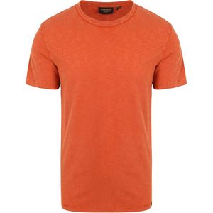 Superdry - Slub T-Shirt Melange Oranje - Heren - Maat XXL - Modern-fit