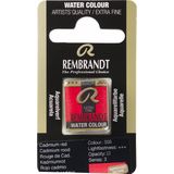 Rembrandt water colour napje Cadmium Red (305)