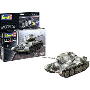 1:35 Revell 63319 T-34/85 Tank - Model Set Plastic Modelbouwpakket