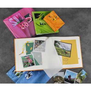 Singo Jumbo Fotoalbum, 30 x 30 cm, 100 pagina's, 50 Vellen, 400 Foto's, Groen