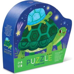 Crocodile Creek | Mini Puzzel Schildpad (12 stuks)