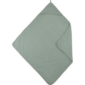 Meyco Baby Uni badcape - stone green - 80x80cm