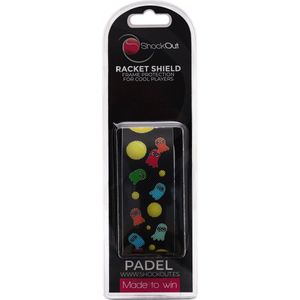 Shockout Racket Shield Protection tape padel racket Pac Man