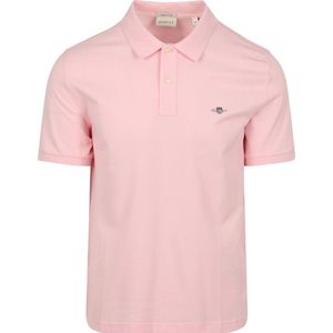 Gant Shield Piqué Poloshirt Lichtroze - Maat L - Heren