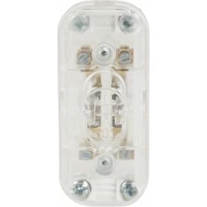 Snoerschakelaar - Transparant - 250 watt