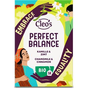 Cleo's - Perfect Balance - 18x1.5g - Biologische kruidenthee met kamille en kaneel