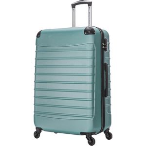 Royalty Rolls - Sydney - reiskoffer met wielen - 39 liter - inbouw cijferslot - lichtgewicht – Groen