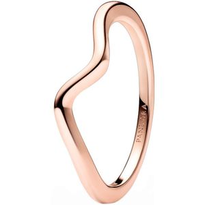 Pandora Timeless Dames Ring Metaal;Gouden plating - Roségoudkleurig - 17.25 mm / maat 54