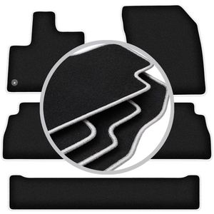 CARLUX-SILVER automatten voor: Peugeot Rifter 7-zitter (2018-)