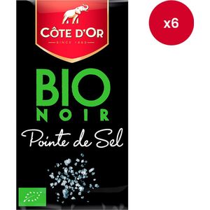 Côte d'Or - chocoladetablet - Bio Pointe De Sel - 90g x 6