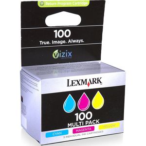 Lexmark 100 - Inktcartridge Cyaan / Magenta / Geel