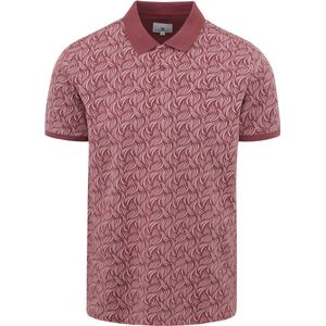 State of Art - Poloshirt Print Roze - Regular-fit - Heren Poloshirt Maat XXL