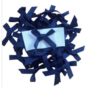 30 Blauwe kleine Strikjes Geboorte Envelop Strikje Decoratie - Blauw Strik Voor decoratie Strikje Donkerblauw - Kaarten maken knutselen craft art decoreren knutselwerk en naaien