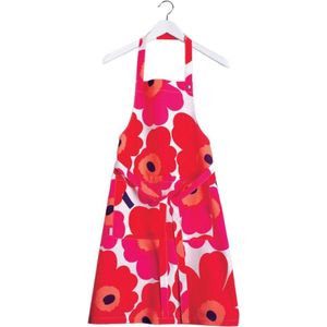 Marimekko schort Pieni Unikko Rood