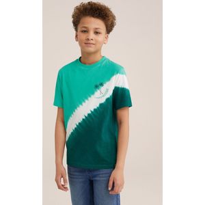 WE Fashion Jongens T-shirt met tie-dye dessin