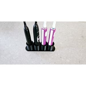 Elektrische tandenborstelhouder - houder voor 4 elektrische tandenborstels - Universeel - Philips Sonicare - Oral-b