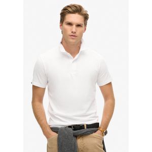 Superdry Studios Jersey Korte Mouw Poloshirt Wit Man