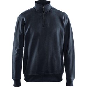 Blaklader Sweatshirt met halve rits 3369-1158 - Donker marineblauw - 4XL
