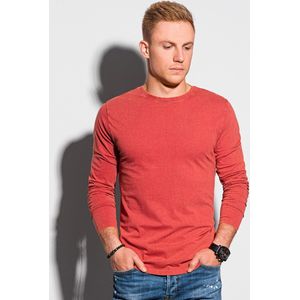 Ombre - Herenlongsleeve - Rood - Lange Mouw - Zachte Stof