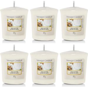 Yankee Candle - Shea Butter - Set van 6 votive Geurkaarsjes