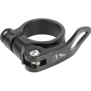 M-wave Zadelpenklem Clampy-qr 31,8 Mm Aluminium Zwart