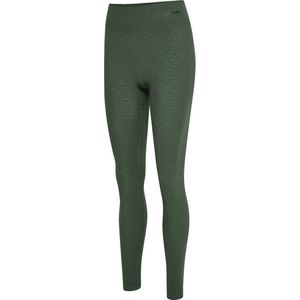 Hummel Damen Tights/Leggins Hmlmt Focus Seamless Hw Tights Climbing Ivy-M