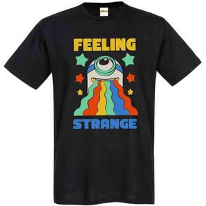 Minions - Feeling Strange Heren T-shirt - L - Zwart