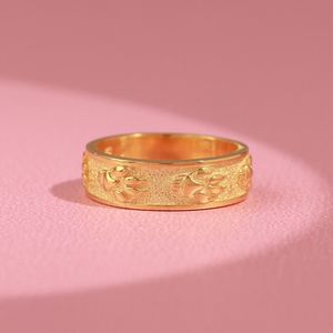 Wolfspoot ring 14K Verguld