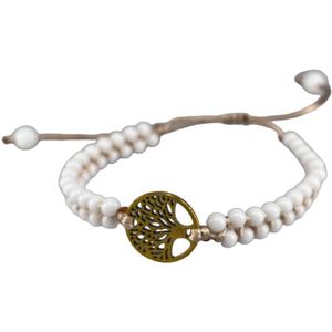 Armband - Boho Yoga - Handgemaakt - Natuursteen - Tree of Life - Dames - Lieve Jewels