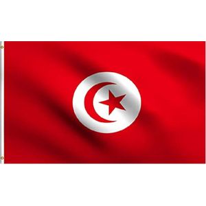 Tunesische vlag - Tunesie - 90 x 150 cm