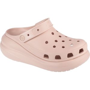 Crocs Classic Crush Clog 207521-6UR, Vrouwen, Grijs, Slippers, maat: 42/43