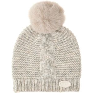 Guess Beanie Dames Muts - Offwhite - Maat L