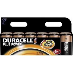 Duracell D Plus Power (6 pack)