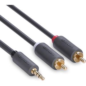 2 RCA male naar 3.5mm Audio Jack male kabel 5M