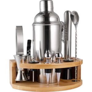 Cocktailset - cocktail set Cocktailshaker Set - Barkeeper-Bar-Kit Cocktail Set - Duurzaam voor huishouden en tuin of een verjaardagscadeau