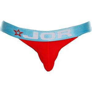 JOR Thong Jor Red - MAAT XL - Heren Ondergoed - String voor Man - Mannen Thong