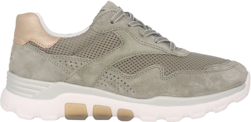 Gabor rollingsoft sensitive 86.986.34 - dames rollende wandelsneaker - groen - maat 43 (EU) 9 (UK)