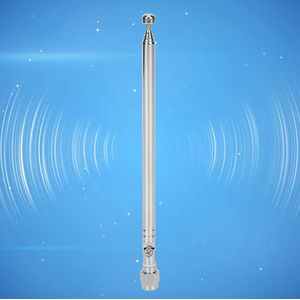 Aluminium Telescopische Antenne Radio-tv-antennekabels - SMA-mannetjes - 6G Frequentiebereik - VHF/UHF - Draadloos Systeem