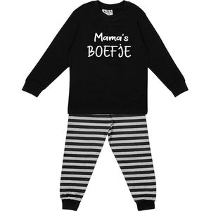 Fun2Wear - Mama's Boefje | Zwart meisjes jongens - Katoen - Maat Mama's Boefje