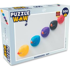 Puzzel Badeenden - Wit - Legpuzzel - Puzzel 500 stukjes