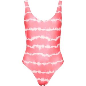 Superdry Code Tie Dye Zwempak Roze M Vrouw