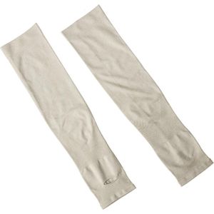 Breathable UV Resistant Arm Sleeves Sunscreen Cooling Sleeves for Outdoor Activities - Cycling Football - White Nylon Made for Comfort .